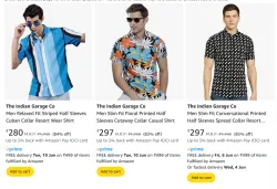 The Indian Garage Co Men Shirt At Starting @ ₹280