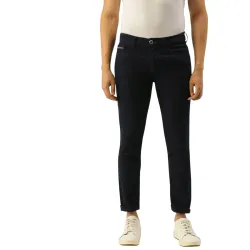 The Indian Garage Co Men Slim Fit Solid Low-Rise Stretchable Jeans