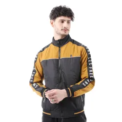 The Indian Garage Co Men Slim Fit Solid Bomber Jackets