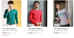 The Indian Garage Co Men Tshirt Minimum 80% Discount