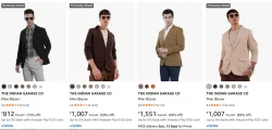 The indian Garage Co. Mens Blazer up to 75% Discount from ₹812