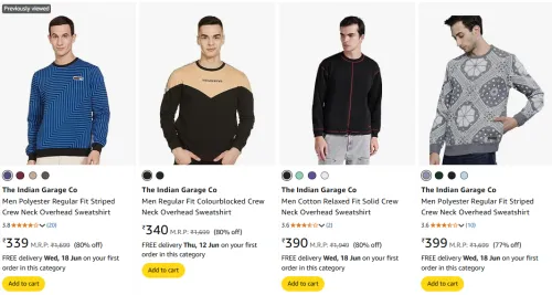 Image of The Indian Garage Co Men's Clothing minimum 70% Discount 