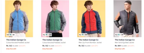 Image of The Indian Garage Co Men's jacket From ₹512