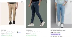 The Indian Garage Co Mens Jeans @ Up to 84% Discount