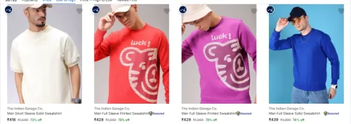 Image of The Indian Garage Co. Men's Sweatshirts at minimum 70% Discount