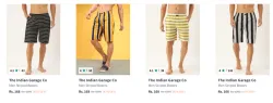 The Indian Garage Co Mens Boxers starting @ ₹168