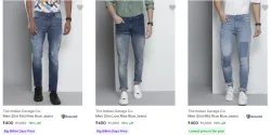 The Indian Garage Co Mens Jeans at minimum 70% Discount