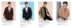 The Indian Garage Co Slim-Fit Blazer Starting At @₹1072