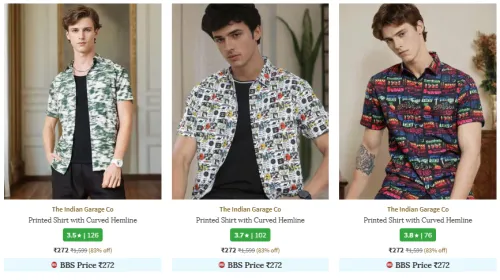 Image of The Indian Garage Co. Brand Men's Shirt @ Flat 80% Discount 