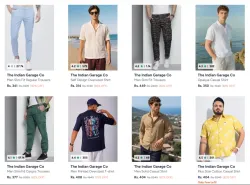 The Indian Garage Co Mens Clothing at minimum 82% discount