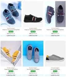 The Indian Garage Co. Mens shoes starting @ ₹247