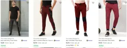The Indian Garage Co Mens Track Pants at Minimum 72% Discount