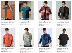 THE INDIAN GARAGE CO Mens Clothing at minimum 80% Discount