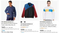 The indian Garage Co. Men's Jackets up to 75% Discount
