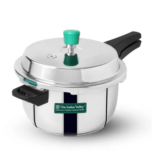 Image of The Indus Valley Stainless Steel Pressure Cooker Outer Lid 5 Litres