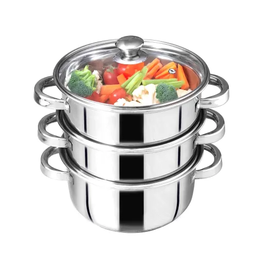Image of The Indus Valley Stainless Steel Steamer - 21cm