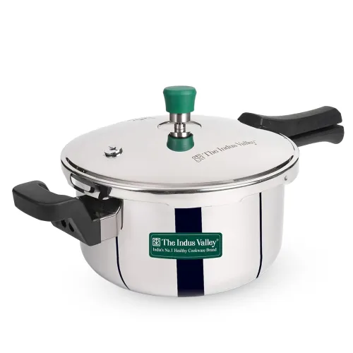 Image of The Indus Valley Triply Stainless Steel 5 Litre Pressure Cooker