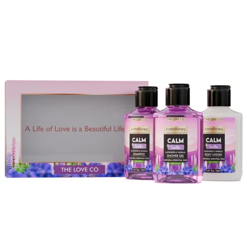 Image of THE LOVE CO. Calm & Soothe Gift Kit (Pack of 3)