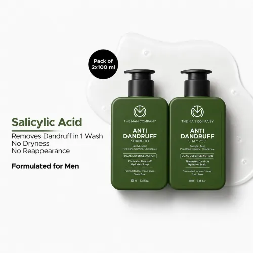 Image of THE MAN COMPANY Anti Dandruff Shampoo for Men (200 ml)
