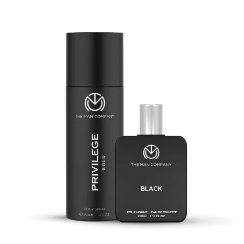 Image of The Man Company Black & Bold Perfume 2pc Set