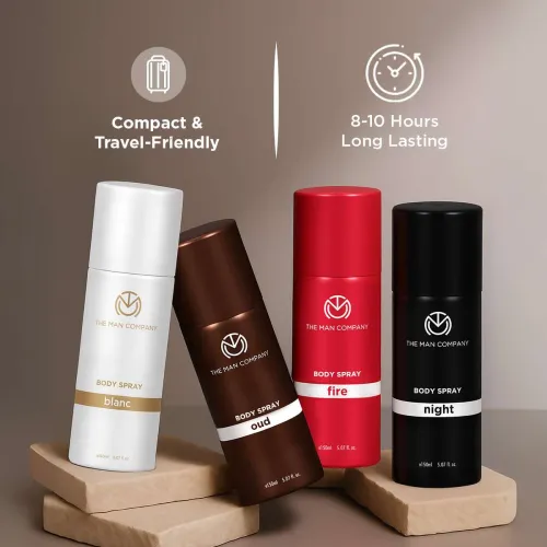 Image of THE MAN COMPANY Blanc, Fire, Night & Oud Deodorant Set