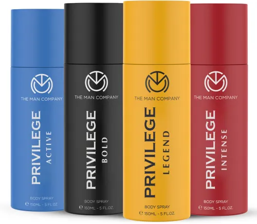 Image of THE MAN COMPANY Deodorant Spray For Men (600 ml, Pack of 4)