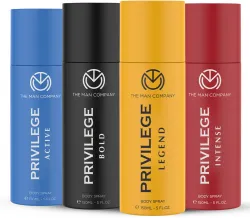 THE MAN COMPANY Deodorant Spray For Men (600 ml, Pack of 4)
