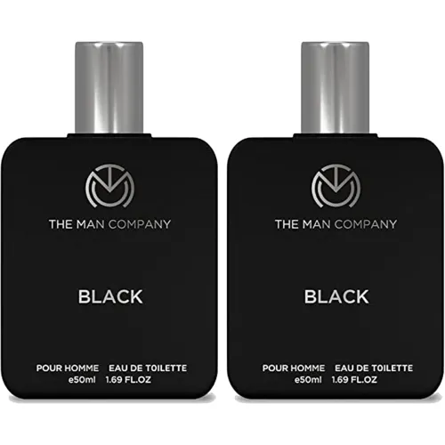 Image of The Man Company Men Black Edt | Premium Long Lasting Fragrance Spray | Lavender Scent Liquid Perfume | Gift Set For Husb