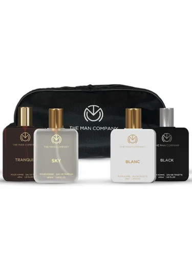 Image of THE MAN COMPANY Men Set Of 4 Long-Lasting Premium Perfume Gift Set - 50ml Each