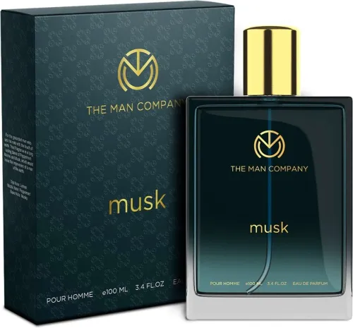 Image of THE MAN COMPANY Musk EDP for Men – 100 ml | No Gas Perfume | Long Lasting Fragrance | Perfumes for Men Eau de Parfum - 