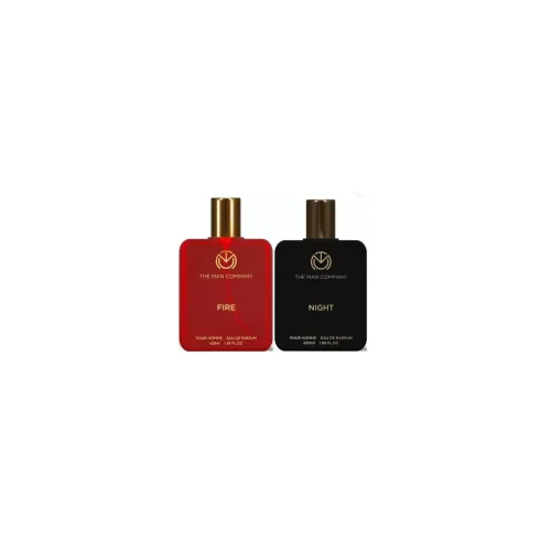 Image of The Man Company Night & Fire Perfume Gift Set for Man - 50 ml, Set of 2 