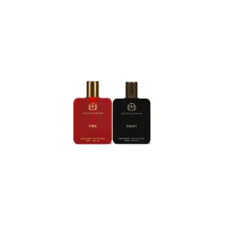 The Man Company Night & Fire Perfume Gift Set for Man - 50 ml, Set of 2
