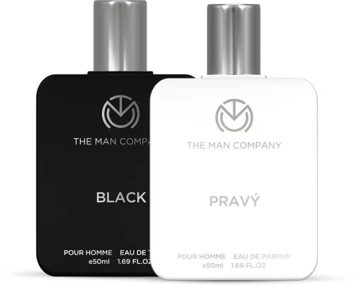 Image of THE MAN COMPANY Black with Pravy Perfume Combo 2 x 50ml 