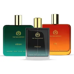 The Man Company Perfume Gift Set for Man 3X100ml - Scent Harmony | Premium Long-Lasting Eau De Parfum Body Spray For Man | For Party, Outing, & Date | Anniversary fragrance gift set | Secret...