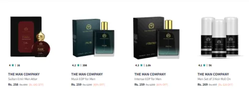 Image of The Man Company Perfume Starting @ ₹258