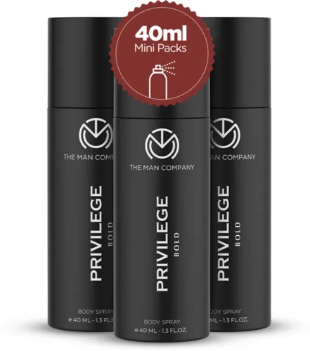 Image of The Man Company Privilege Bold Deodorant 3-Pack