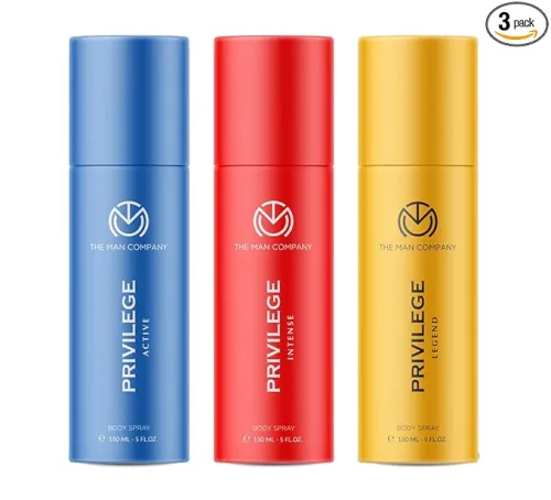 Image of The Man Company Men Privilege Liquid Deodorants (150Ml* 3)