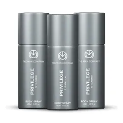 The Man Company Privilege Titanium Deodorant Combo for Men -150ml*3