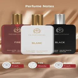  THE MAN COMPANY Set Of 3 Men Long-Lasting Premium EDT & EDP