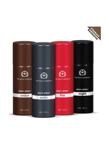 Image of THE MAN COMPANY The Power Quad Deodorant Set (600 ml, Pack of 4)