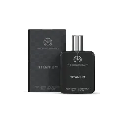 The Man Company Titanium Perfume for Men - 50ml | Premium Long-Lasting Fragrance | EDP for Men (Eau De Parfum) | Valenti