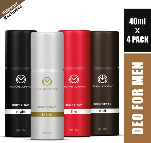 Image of THE MAN COMPANY Travel Deo Kit (160 ml, Pack of 4)