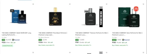 Image of THE MAN COMPANY Eau De Parfum upto 87% Discount
