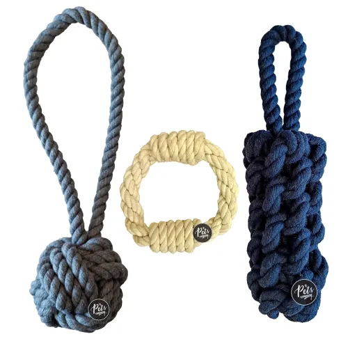 Image of The Pets Company Dog Rope Toy for Adult Aggressive Chewers, Dental Cleaning