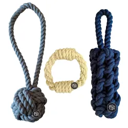 The Pets Company Dog Rope Toy for Adult Aggressive Chewers, Dental Cleaning