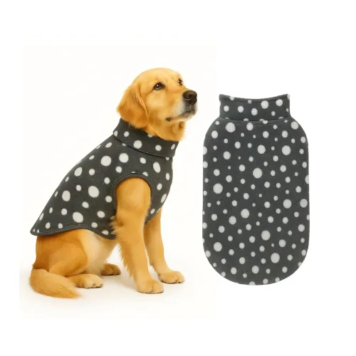 Image of The Pets Company Dog Winter Coat Jacket, Clothes, Windproof, Light Weight, Washable, Ultra Warm Thick Fleece Lined Dog V