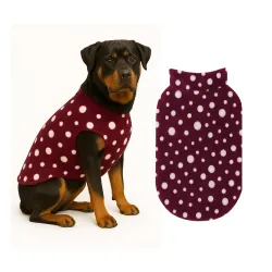 The Pets Company Dog Winter Coat Jacket, Clothes, Windproof, Light Weight, Washable, Ultra Warm Thick Fleece Lined Dog V