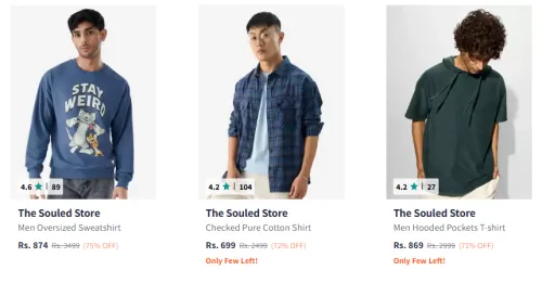 Image of The Shouled Store Men Clothes Minimum 70% Discount
