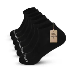 The Sock Street | Sports Ankle Socks for Men Combo Pack | Terry Cushioned Low Cut | Cotton