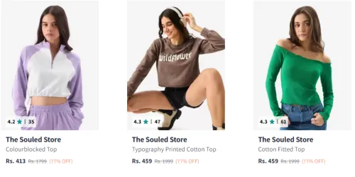 Image of The Soulded Store Women Clothes Minimum 70% Discount